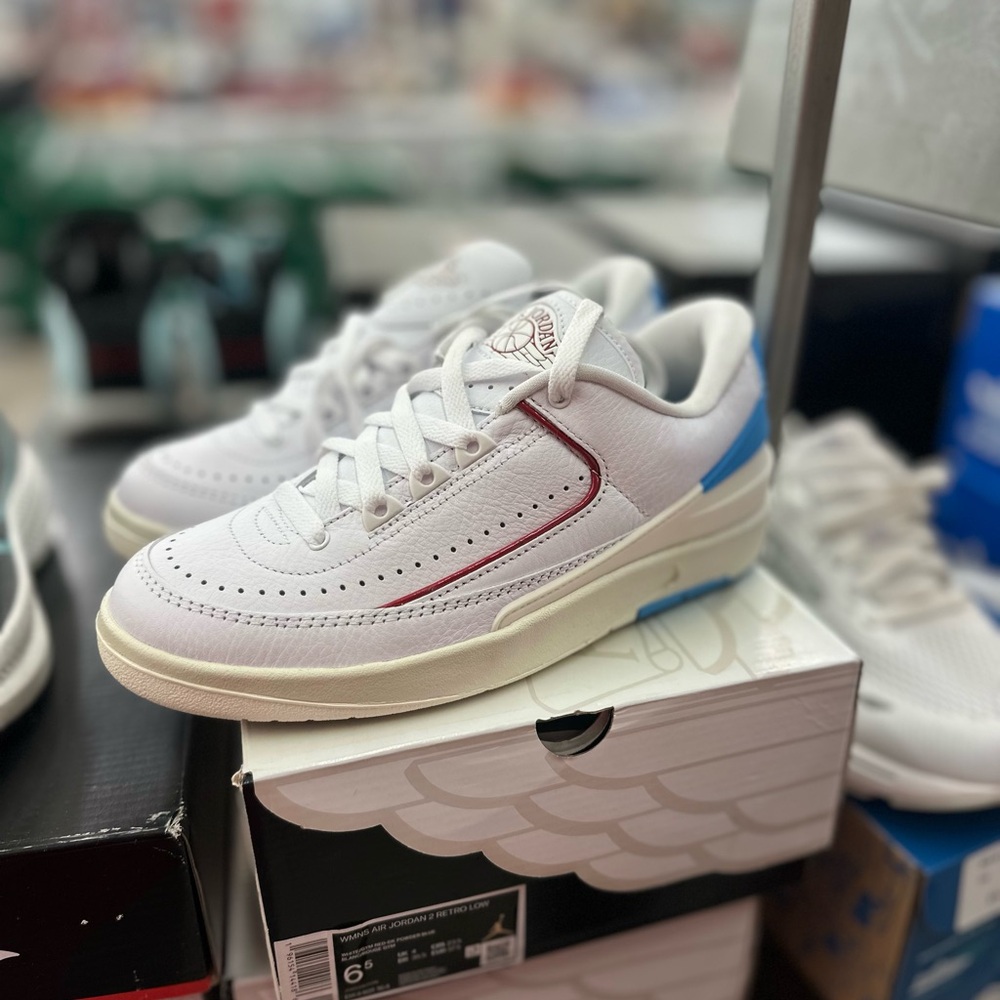 Nike Air Jordan 2 Retro Low White Sneakers